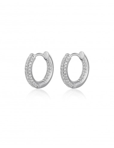 The Reversible Mini Amalfi Hoops- Silver de France