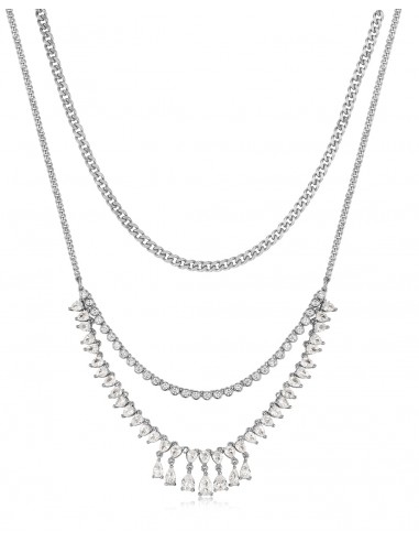 Colette Shaker Statement Necklace- Silver le des métaux précieux