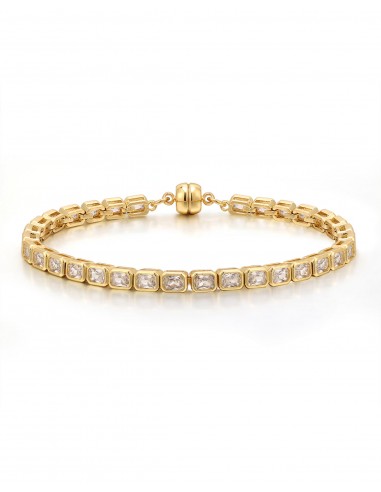 Bezel Emerald Ballier Bracelet- Clear- Gold suggérées chez