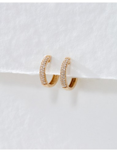 The Super Shimmer Diamond Hoops (16.5mm) la colonne vertébrale