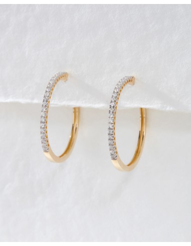 The Dreamy Diamond Hoops (25mm) acheter