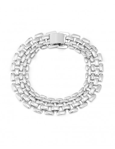 Celine Chain Link Bracelet- Silver ou a consommer sur place