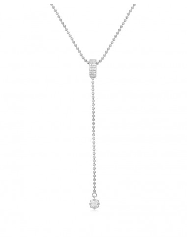 Ball Chain Lariat- Silver meilleur choix