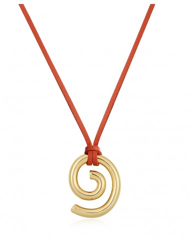 Shell Beach Pendant Necklace- Orange | Sivan Ayla x Luv Aj JUSQU'A -70%! 