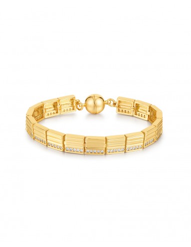 The Cruz Link Bracelet brillant des détails fins