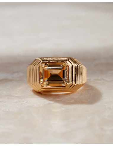 The Caroline Step-Cut Ring- Citrine Découvrez la collection