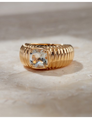 The Elizabeth Cushion Ring- Green Amethyst Comparez plus de prix