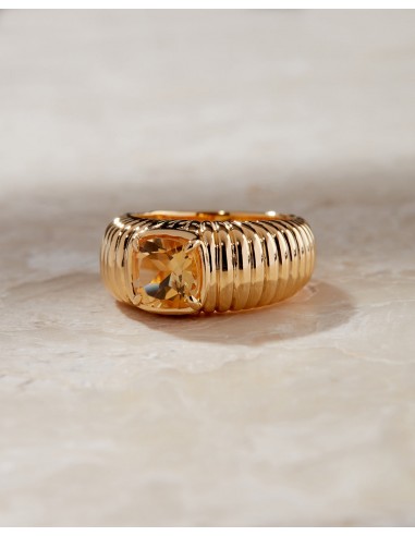 The Elizabeth Cushion Ring- Citrine shop