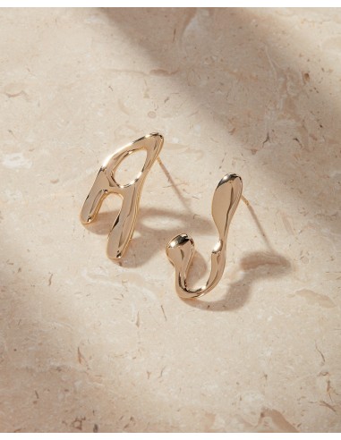 Goopy Letter Initial Earrings shop