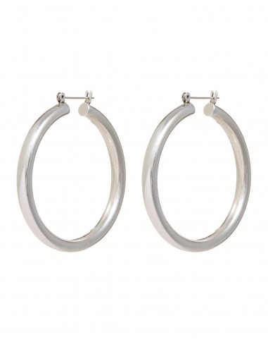 Amalfi Tube Hoops- Silver acheter en ligne