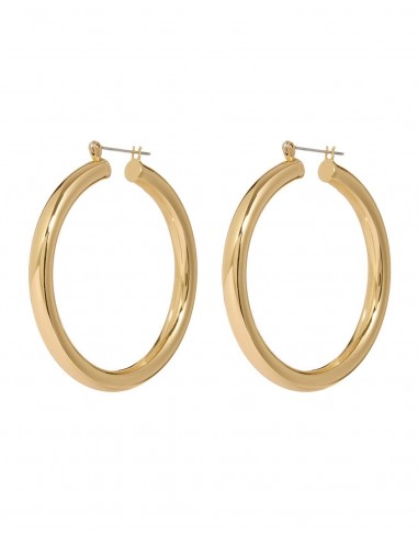 Amalfi Tube Hoops- Gold pas chere