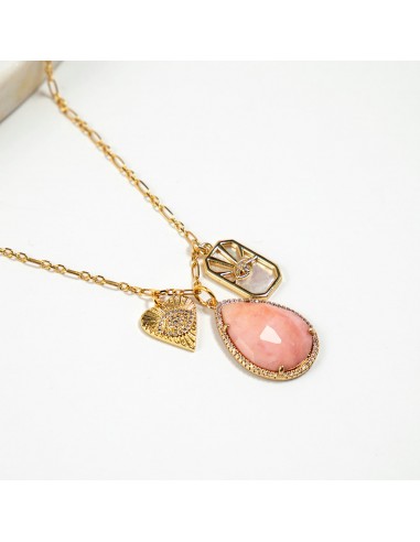 Aylin Short Necklace with Rhodochrosite suggérées chez