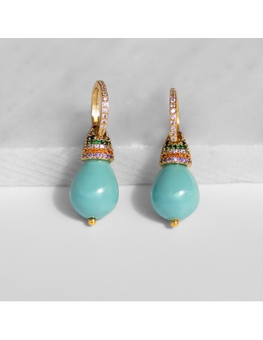 Julietta Turquoise Hoops livraison gratuite