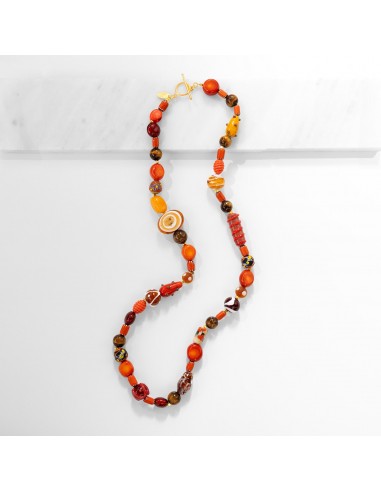 Fenice Red Long Necklace à prix réduit toute l'année