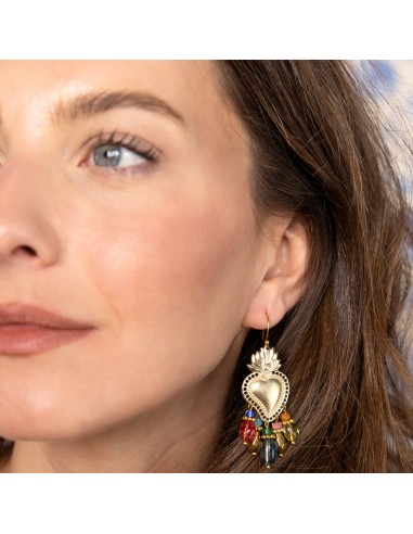 Amore Dangle Earrings with Stones votre