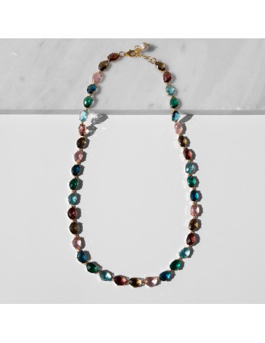 Albia Necklace with Multicolour Crystals pour bénéficier 