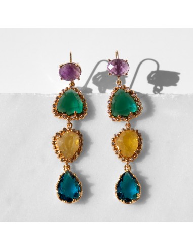 Albia Earrings with Crystals En savoir plus