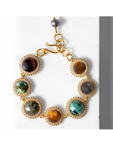 Emma Bracelet with Stones de France