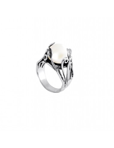 Branches Wrapped Pearl Ring R10067 la livraison gratuite