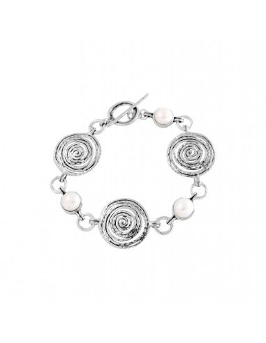 Triple Vortex & Pearl Bracelet B10185 d'Europe débarque