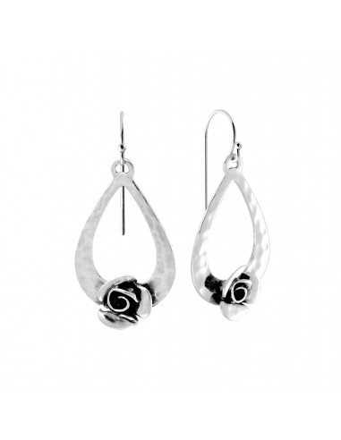 Hanging Roses Dangle Earrings E4221 le concept de la Pate a emporter 