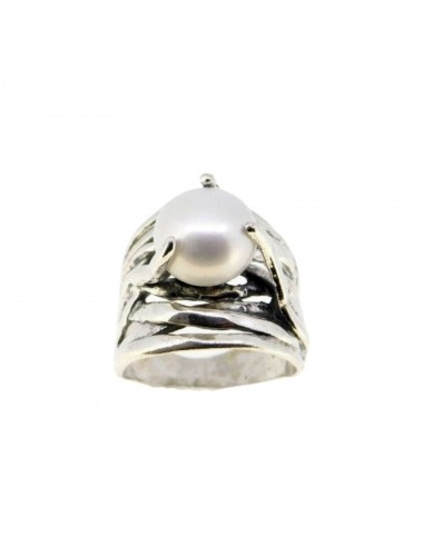 Sterling Silver Freshwater Pearl Ring R11066 Les magasins à Paris