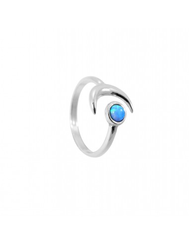 Turquoise Lunar Ring- R11534 les ctes