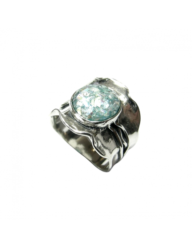 Classy Roman-Glass Ring R8944 du meilleur 