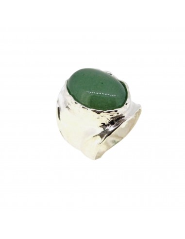 Wide Green Aventorine Ring RW6488-1 pour bénéficier 