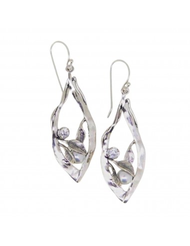 Open Diamond Shape Earrings E10507 de la marque