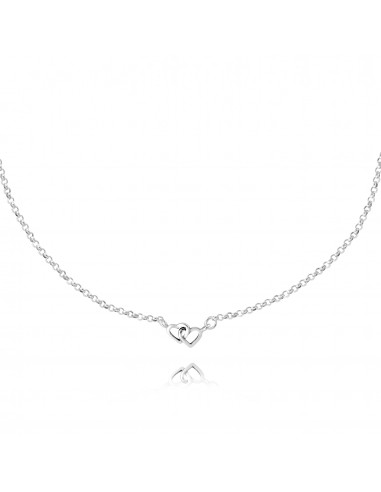 Twin Hearts Chocker Necklace pas chere