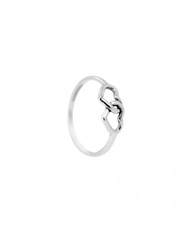 Two Hearts Ring pas cher 