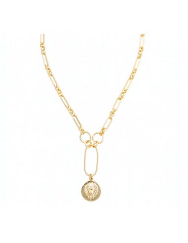 Zoe Lion Medallion Lariat pour bénéficier 