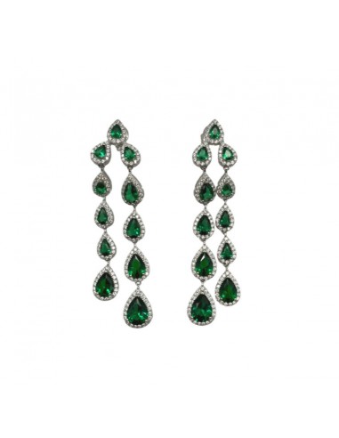 Carrington CZ Drop Emerald Earring prix