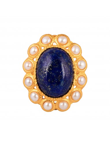 Oceana Ring Lapis & Pearl livraison et retour toujours gratuits