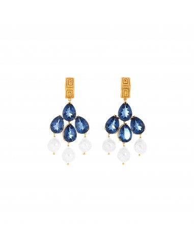 Mykonos Earrings Sapphire Quartz prix