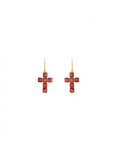 Wild Earrings Red Ruby Quartz plus qu'un jeu 