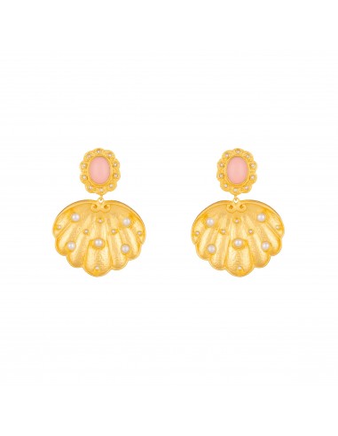 Mare Earrings Pink Coral & Pearls offre 