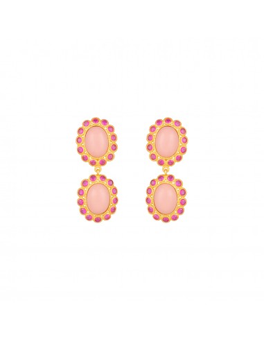 Ada Earrings Pink Coral & Pink Crystal sélection de produits