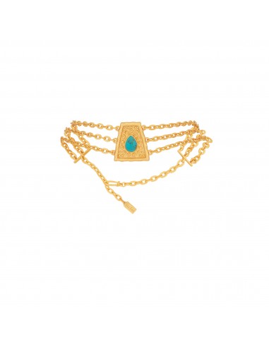 Mayan Choker Golden Turquoise le concept de la Pate a emporter 