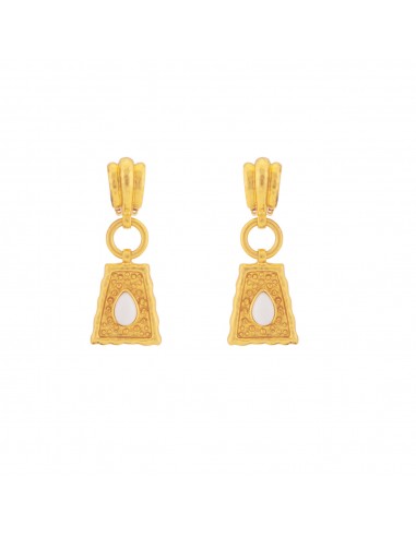 Mayan Earrings White Stone Voir les baskets