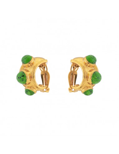 Nova Earrings Green Turquoise En savoir plus