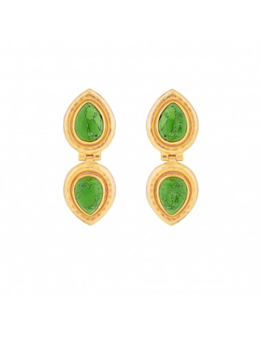 Paula Earrings Green Turquoise Voir les baskets