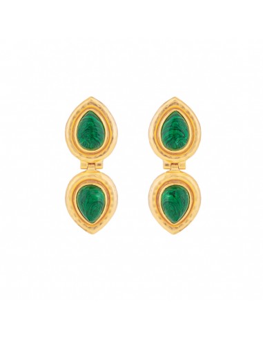 Paula Earrings Malachite prix pour 