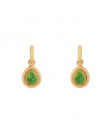 Ines Earrings Green Turquoise En savoir plus