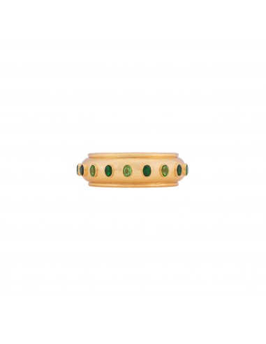 Ava Bangle Green Peridot Quartz basket pas cher