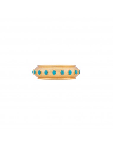 Ava Bangle Golden Turquoise Profitez des Offres !