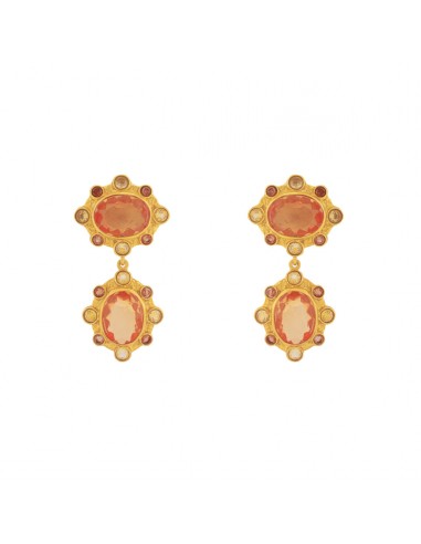 Vera Earrings Citrine Quartz pas cheres