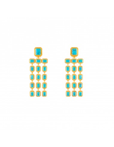 Franny Earrings Turquoise Les magasins à Paris et en Île-de-France