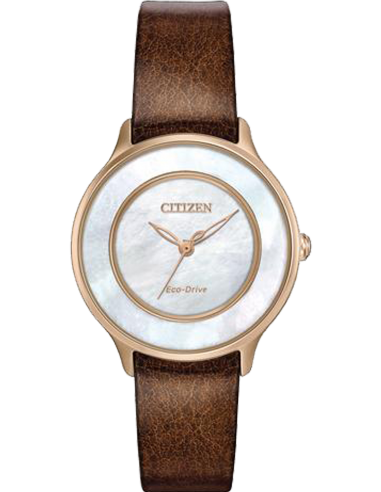 Citizen Women Leather EM0383-08D Fin de série